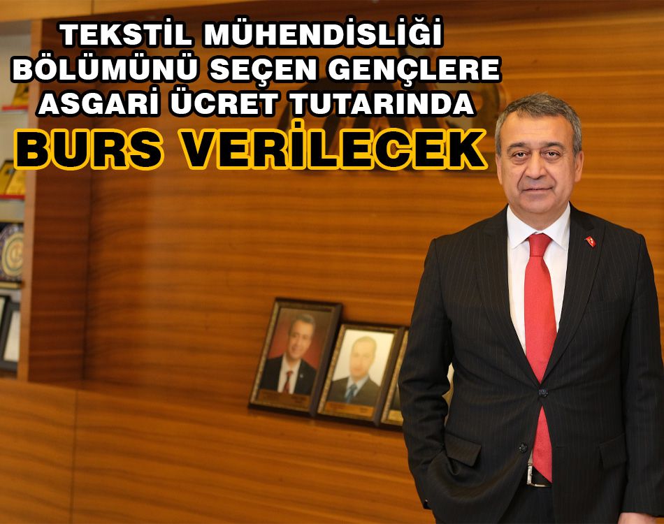 BAŞARILI GENÇLERE ASGARİ ÜCRET TUTARINDA BURS VERİLECEK