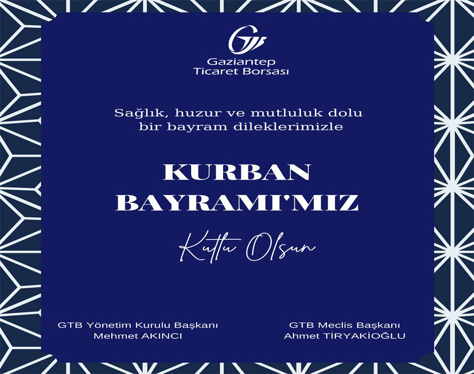 GTB, KURBAN BAYRAMI’NIZI KUTLAR