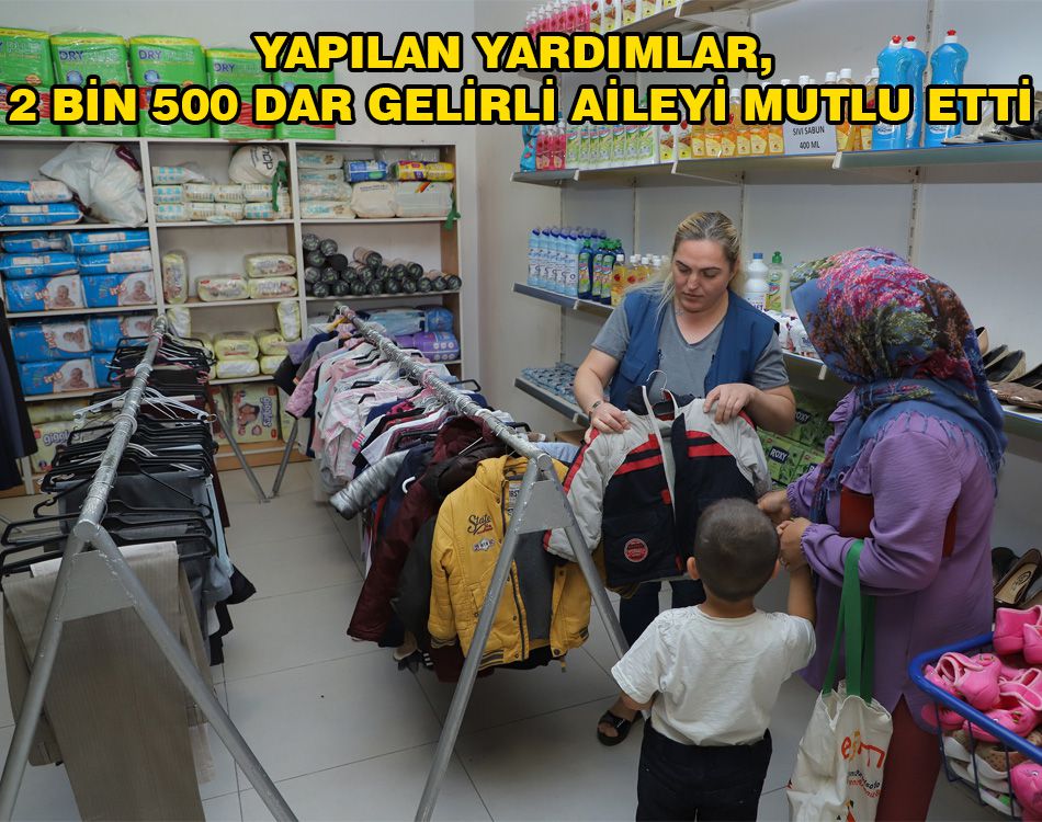 ŞEHİTKAMİL'DEN DAR GELİRLİ AİLELERE KIŞLIK GİYİM YARDIMI