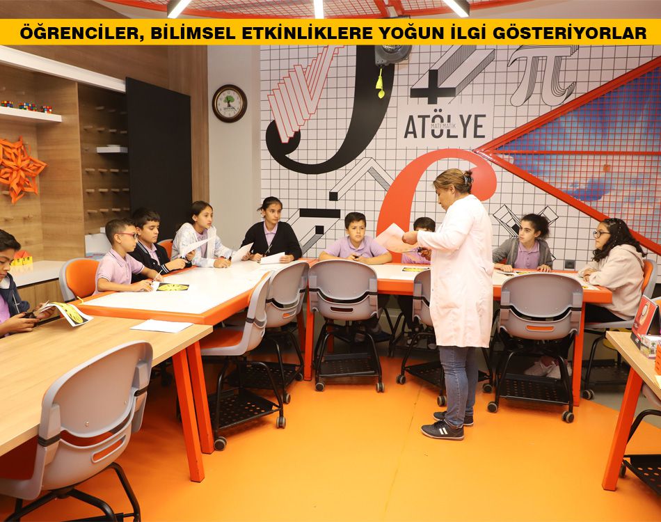 YÜZLERCE ÖĞRENCİ, BİLİMSEL FAALİYETLERE KATILIYOR