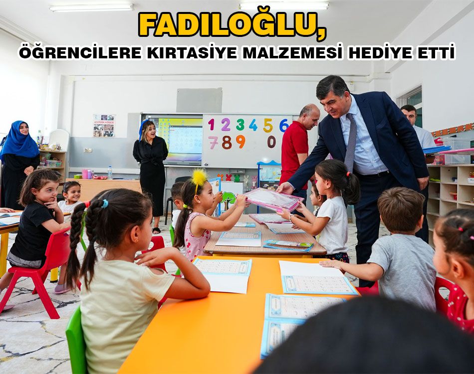 FADILOĞLU, ANASINIFI ÖĞRENCİLERİNİ ZİYARET ETTİ