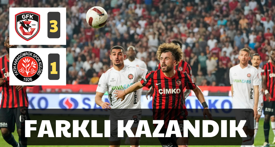 Farklı kazandık: 3-1