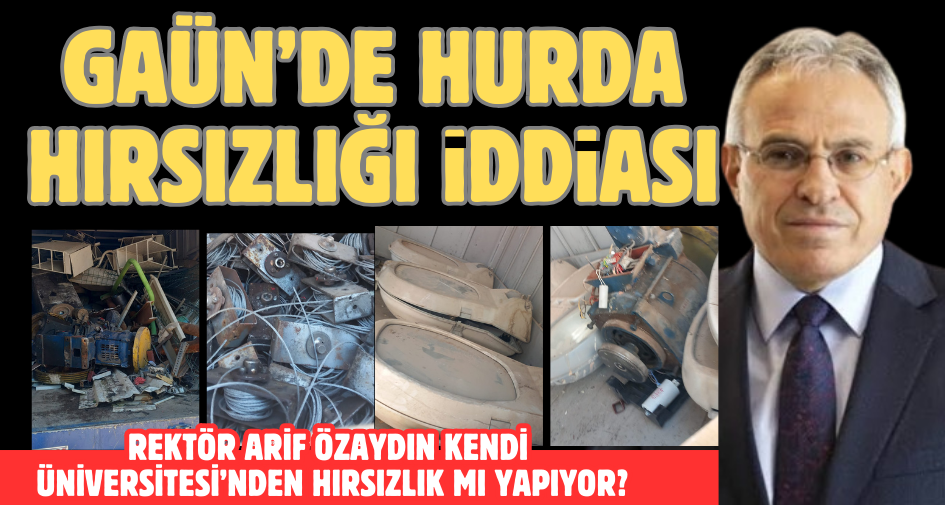 GAÜN’DE HURDA HIRSIZLIĞI İDDİASI