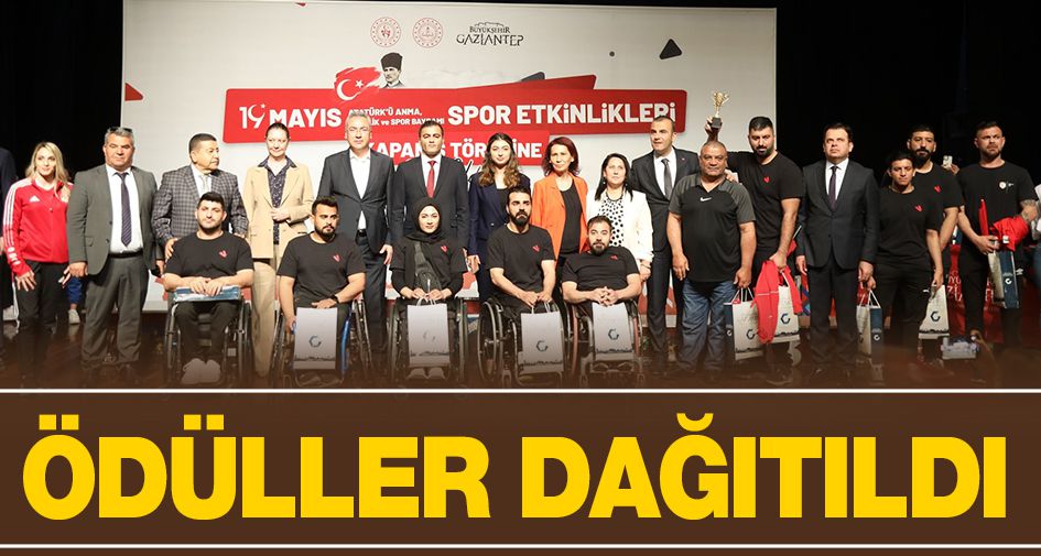 ÖDÜLLER DAĞITILDI