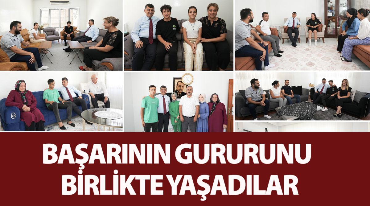 BAŞARININ GURURUNU BİRLİKTE YAŞADILAR