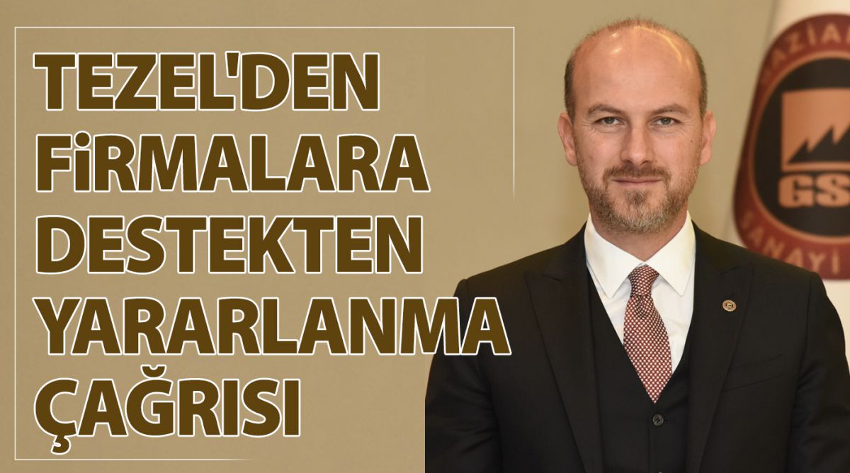 Tezel'den firmalara destekten yararlanma çağrısı