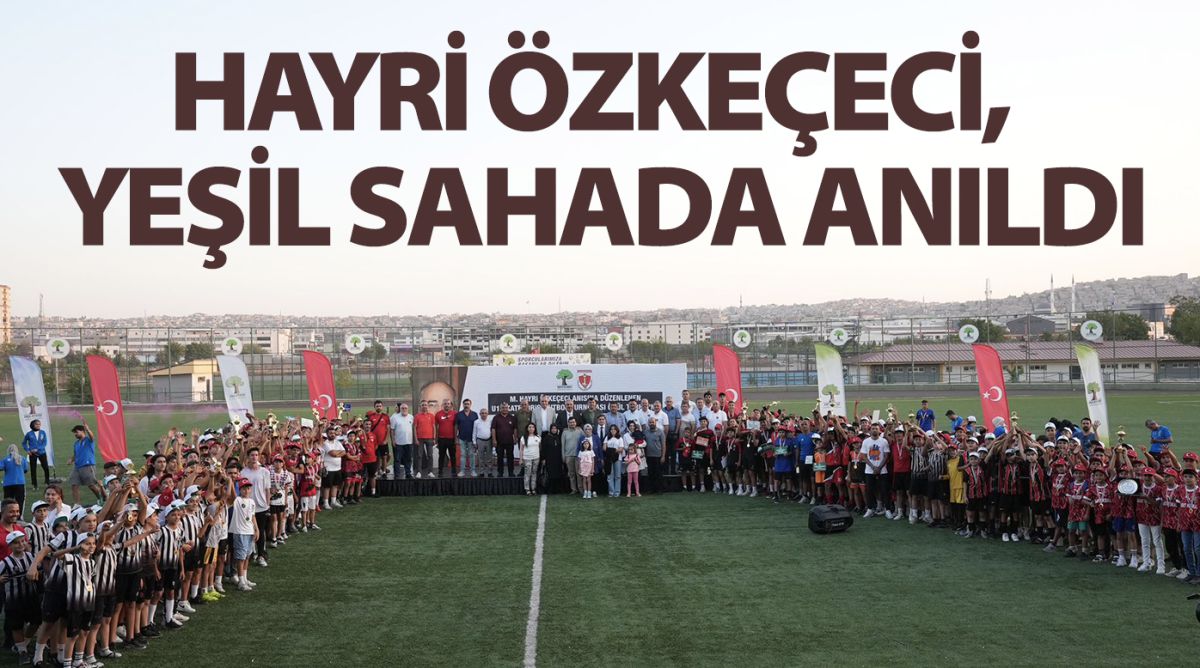 HAYRİ ÖZKEÇECİ, YEŞİL SAHADA ANILDI