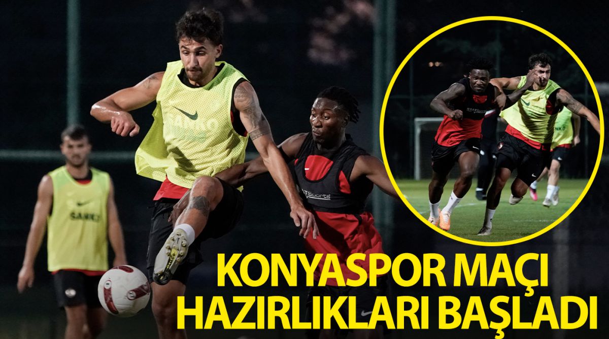 KONYASPOR MAÇI HAZIRLIKLARI BAŞLADI