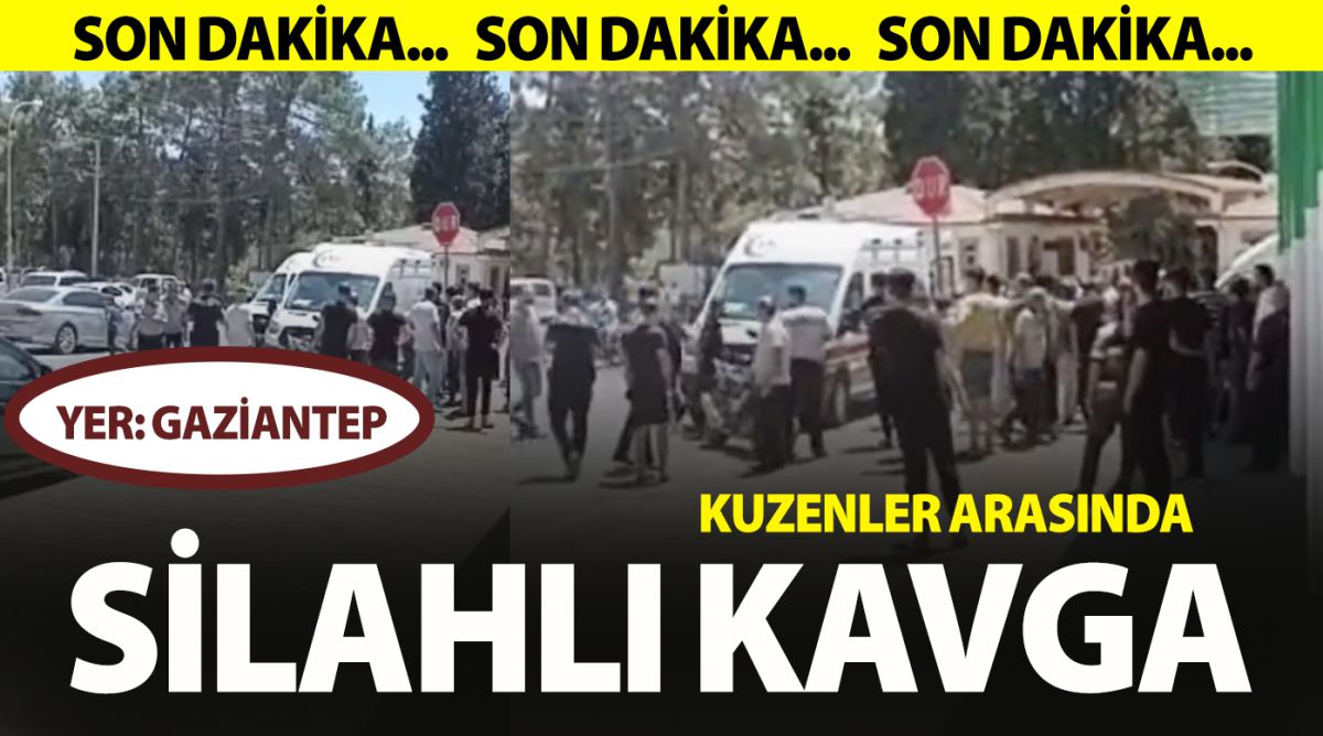 Kuzenler arasında silahlı kavga