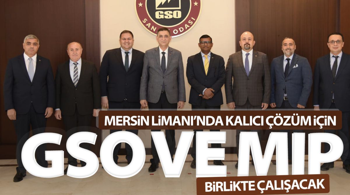 Mersin Limanı’nda kalıcı çözüm için GSO ve MIP birlikte çalışacak