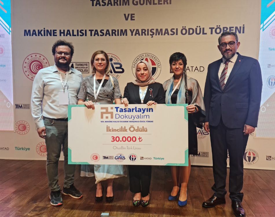 HALI TASARIMI ÖĞRENCİSİNE GAHİB’TEN BÜYÜK ÖDÜL