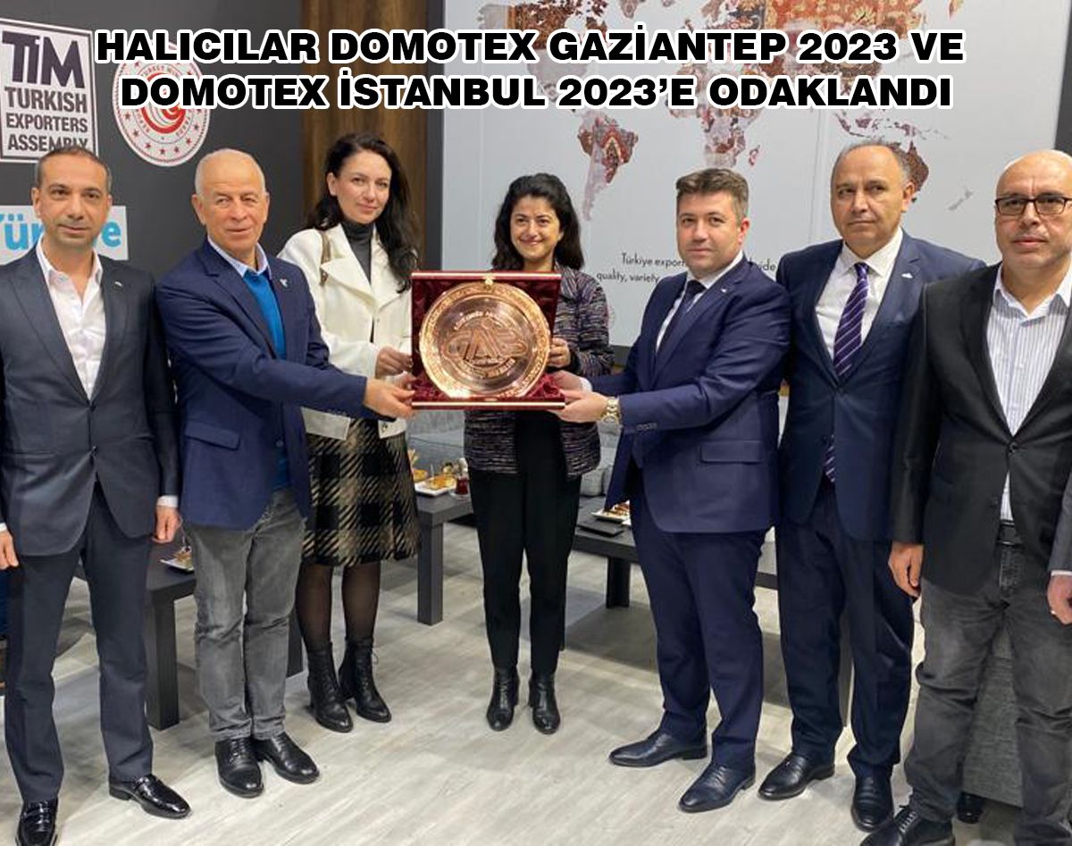 GAZİANTEPLİ HALICILAR 2023 HALI KOLEKSİYONLARINI DOMOTEX’TE TANITIYOR