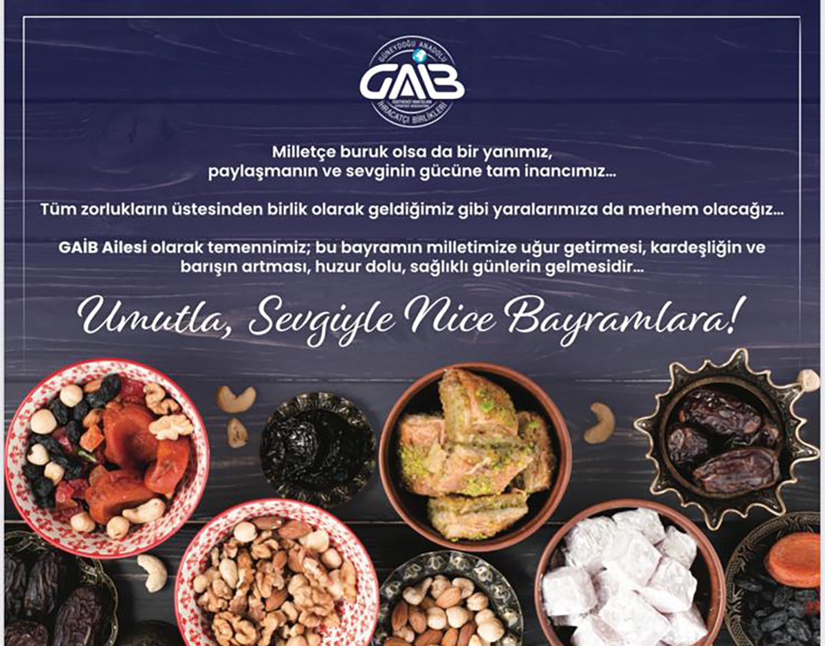 GAİB RAMAZAN BAYRAMI’NIZI KUTLAR