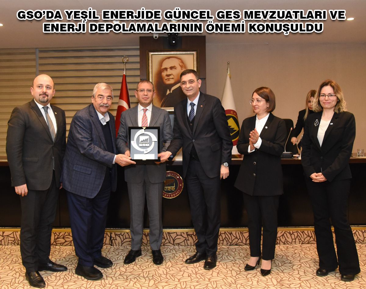 GSO’DA ENERJİ DEPOLAMALARININ ÖNEMİ KONUŞULDU