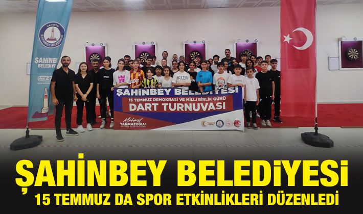 ŞAHİNBEY BELEDİYESİ 15 TEMMUZ DA SPOR ETKİNLİKLERİ DÜZENLEDİ