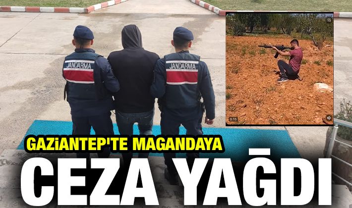 Gaziantep’te Sosyal Medyada Paylaşım Yapan Maganda Yakalandı