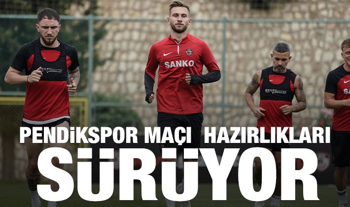 Pendikspor maçı hazırlıkları sürüyor