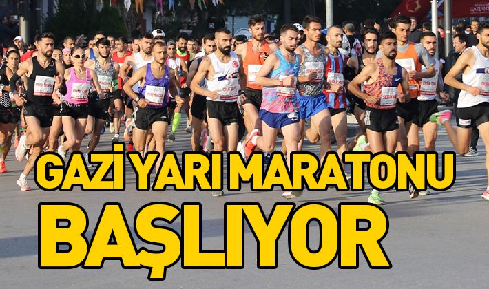 SPORCULAR GAZİ YARI MARATONU’NDA TER DÖKECEK!