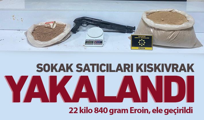 Sokak satıcıları kıskıvrak yakalandı