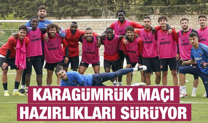 Karagümrük maçı hazırlıkları sürüyor 