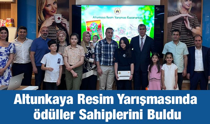 Altunkaya Resim Yarışmasında Ödüller Sahiplerini Buldu