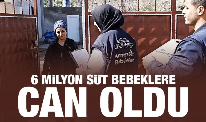 6 milyon süt bebeklere can oldu