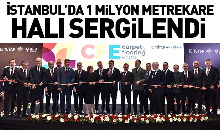 İstanbul’da 1 Milyon Metrekare Halı Sergilendi 