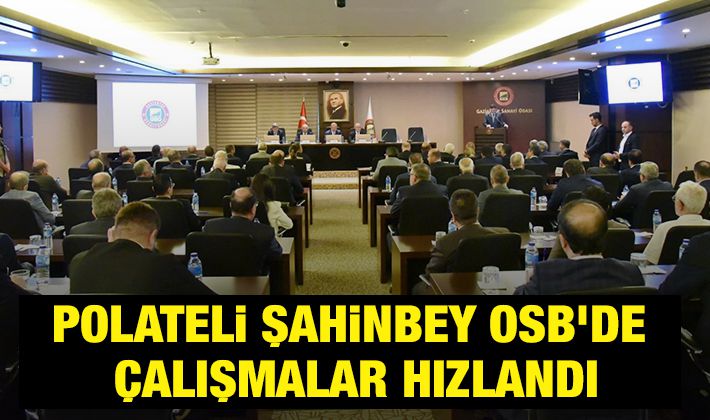 POLATELİ ŞAHİNBEY OSB’DE ÇALIŞMALAR HIZLANDI