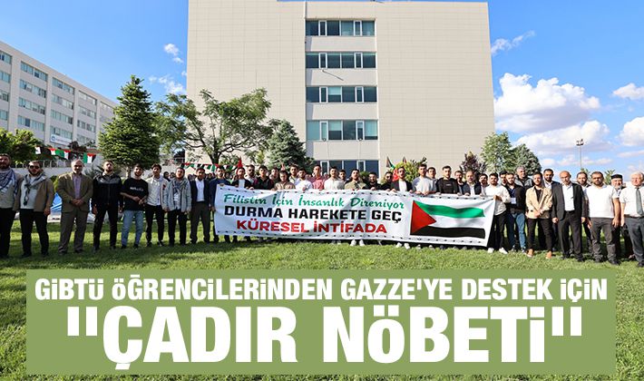 GİBTÜ Öğrencilerinden Gazze'ye Destek için 