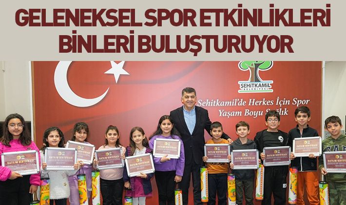 GELENEKSEL SPOR ETKİNLİKLERİ BİNLERİ BULUŞTURUYOR