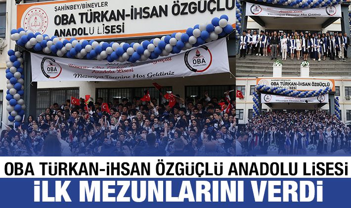 Oba Türkan-İhsan Özgüçlü Anadolu Lisesi İlk Mezunlarını Verdi