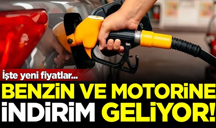 Benzin ve motorine indirim geliyor...