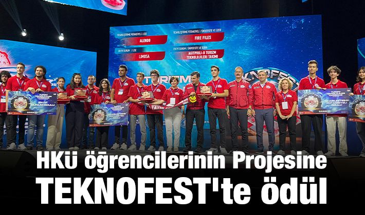 HKÜ Öğrencilerinin Projesine TEKNOFEST’te ödül