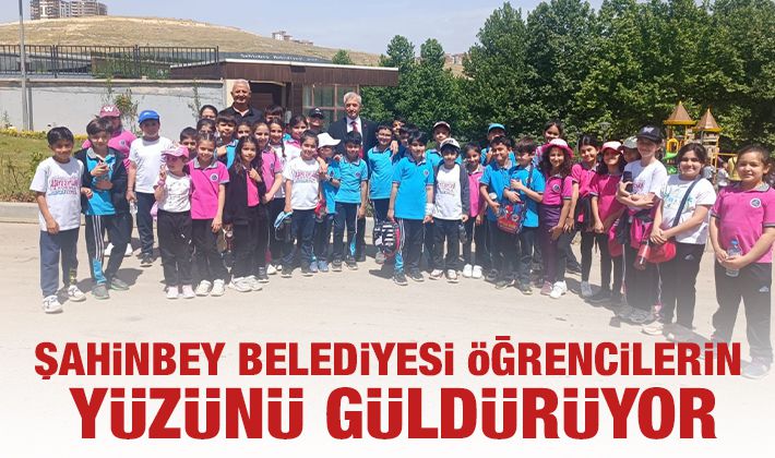 ŞAHİNBEY BELEDİYESİ ÖĞRENCİLERİN YÜZÜNÜ GÜLDÜRÜYOR