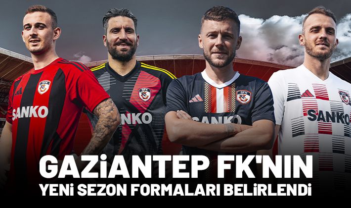 Gaziantep FK'nın yeni sezon formaları belirlendi 