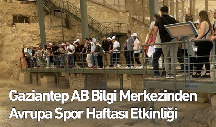 Gaziantep AB Bilgi Merkezinden Avrupa Spor Haftası Etkinliği