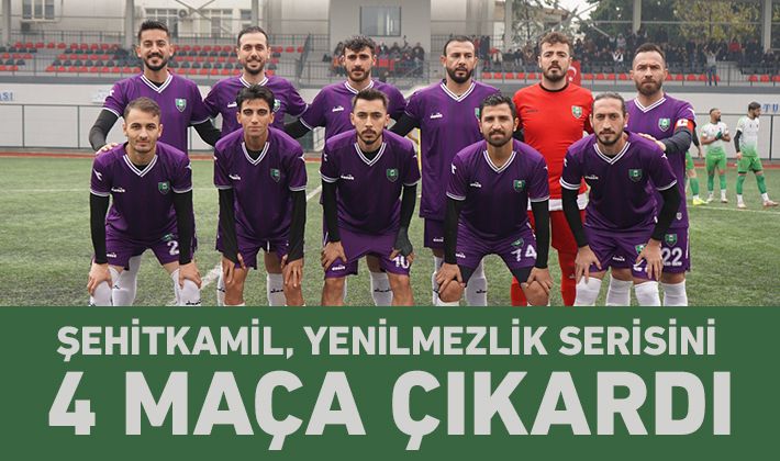 ŞEHİTKAMİL, YENİLMEZLİK SERİSİNİ 4 MAÇA ÇIKARDI