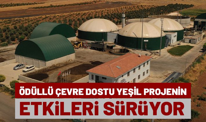 ÖDÜLLÜ ÇEVRE DOSTU YEŞİL PROJENİN ETKİLERİ SÜRÜYOR