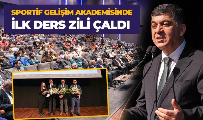 SPORTİF GELİŞİM AKADEMİSİNDE İLK DERS ZİLİ ÇALDI