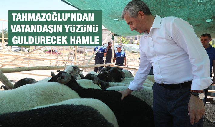 TAHMAZOĞLU’NDAN  VATANDAŞIN YÜZÜNÜ GÜLDÜRECEK HAMLE