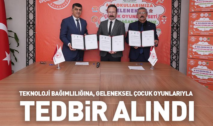 TEKNOLOJİ BAĞIMLILIĞINA, GELENEKSEL ÇOCUK OYUNLARIYLA TEDBİR ALINDI