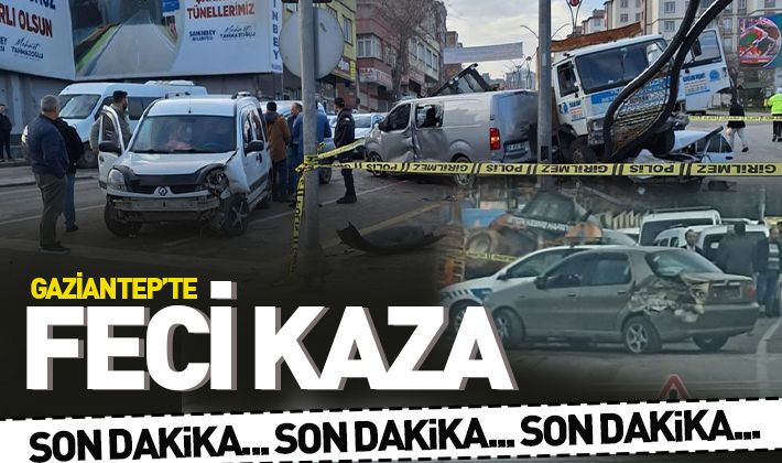 GAZİANTEP'TE  FECİ KAZA