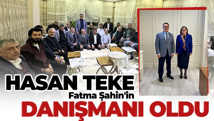 Hasan Teke Fatma Şahin'in danışmanı oldu