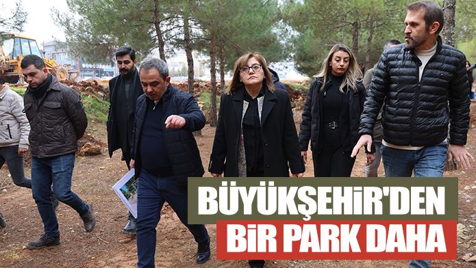 BÜYÜKŞEHİR'DEN BİR PARK DAHA