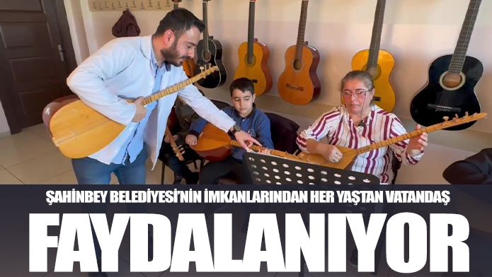 ŞAHİNBEY BELEDİYESİ’NİN İMKANLARINDAN HER YAŞTAN VATANDAŞ FAYDALANIYOR