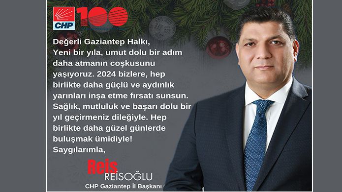 Reis Reisoğlu'ndan yeni yıl mesajı