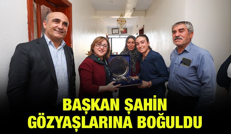 BAŞKAN ŞAHİN GÖZYAŞLARINA BOĞULDU