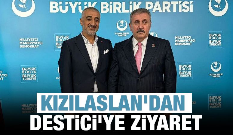 Kızılaslan'dan Destici'ye ziyaret