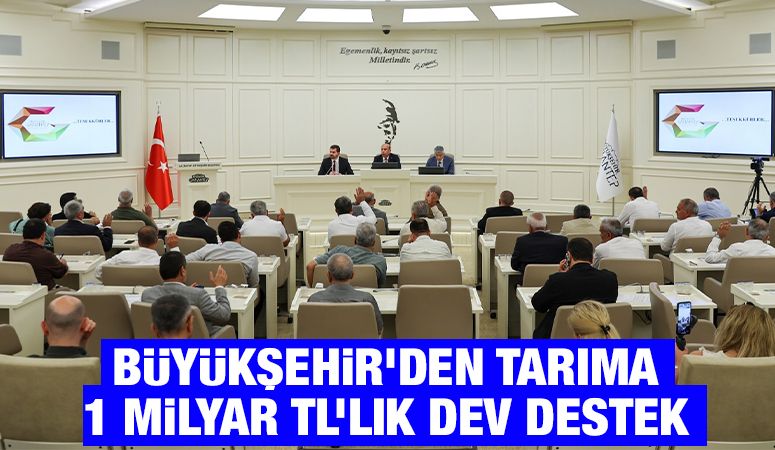 Büyükşehir’den Tarıma 1 Milyar Tl’lik Dev Destek