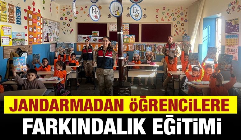 JANDARMADAN ÖĞRENCİLERE FARKINDALIK EĞİTİMİ